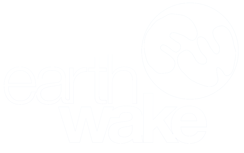 EarthWake - Logo blanc - 800px